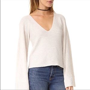 NWT Free People Starman Vneck Sweater